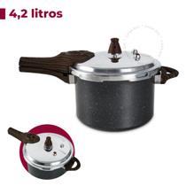Panela de Pressão Com Indução Brinox Pressure 4,2 L - Vanilla