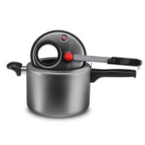 Panela de Pressão com Visor 4,5 litros Antiaderente Grafite Ref:6000 MTA