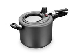 Panela De Pressão com Visor de Vidro 4,5 Litros MTA Antiaderente Rápido Cozimento Panela De Pressão com Visor de Vidro 4,5 Litros MTA Antiaderente Rápido Cozimento