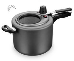 Panela De Pressão Com Visor De Vidro Superior 4,5 Litros Antiaderente Cereja Panela De Pressão Com Visor De Vidro Superior 4,5 Litros Antiaderente Cereja
