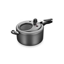 Panela De Pressão Com Visor De Vidro Superior Fechamento Interior 6,0L Grafite MTA Panela De Pressão Com Visor De Vidro Superior Fechamento Interior 6,0L Grafite MTA