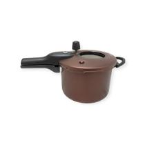 Panela de Pressão com Visor Trava Externa 4,5 Litros Chocolate - Mta