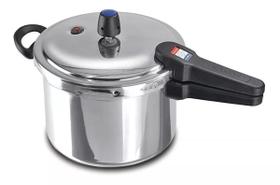 Panela de Pressão Conecta Fechamento Externo 6L Prata Ramos
