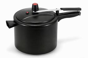 Panela De Pressão Cor Preta Antiaderente Grande 7litros Panela De Pressão Cor Preta Antiaderente Grande 7litros