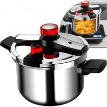 Panela De Pressão De Aço Inox Indução E Gás Antiaderente Fechamento Externo