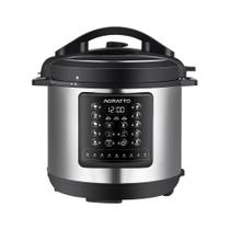 Panela de Pressão Digital Multifunções Agratto 6 Litros Inox 220V
