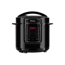 Panela de Pressão Digital Philco PPP01P Inox 13 programas 6L Preta 127V Panela de Pressão Digital Philco PPP01P Inox 13 programas 6L Preta 127V
