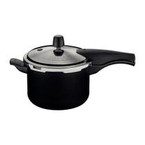 Panela de Pressão Effect Alumínio Revestimento Antiaderente 20 cm 4,5 l Preto - Tramontina 20591420