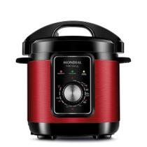 Panela de Pressão Elétrica 3L, Mondial 700W Com Copo Medidor, Colher e 10 Funções Pré programadas
