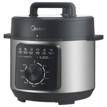 Panela de Pressão Elétrica 4L Preta/Inox 127v Mecânica PPM41 Midea Panela de Pressão Elétrica 4L Preta/Inox 127v Mecânica PPM41 Midea