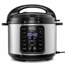 Panela De Pressão Elétrica 5L Inox Multifuncional Black Decker 900w Gourmand Gris