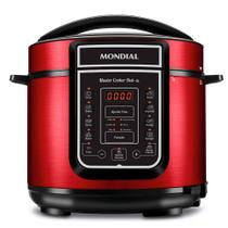 Panela de Pressão Elétrica 5L Mondial Master Cooker PE39 Vermelha 127V