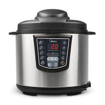 Panela de Pressão Elétrica 6 Litros Digital Inox Midea Voltagem:220V Panela de Pressão Elétrica 6 Litros Digital Inox Midea Voltagem:220V