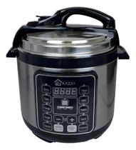 Panela de Pressão Elétrica Aço Inox 5 Litros 1000w 127v Kasa+ Panela de Pressão Elétrica Aço Inox 5 Litros 1000w 127v Kasa+