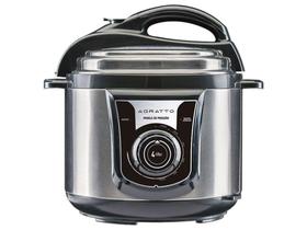Panela de Pressão Elétrica Agratto PE 02 4L 800W - Controle de Temperatura Preto