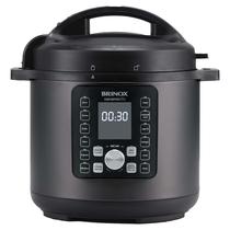 Panela de Pressão Elétrica Brinox Ceramic Life 6 Litros 127v Panela de Pressão Elétrica Brinox Ceramic Life 6 Litros 127v