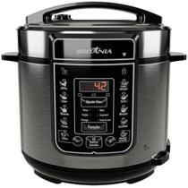 Panela de Pressão Elétrica Britânia BPP05P 5L 900W Revestimento Redstone Panela de Pressão Elétrica Britânia BPP05P 5L 900W Revestimento Redstone