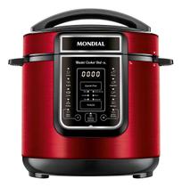 Panela De Pressão Elétrica Dig. 6l Mondial Verm. Pe-60-127v