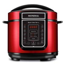 Panela de pressão elétrica digital 5 litros Master Cook Red - PE-39 (110V)