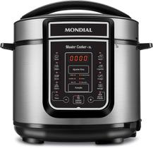 Panela de Pressão Elétrica Digital 5L, Mondial, Preto/Inox, 900W, 220V PE38