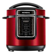 Panela De Pressão Elétrica Digital 6l Mondial Vermelho Master Cooker