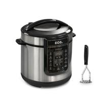 Panela de Pressão Elétrica Digital EPP60DI 220V Eos com Amassador de Batata e Feijão Tramontina