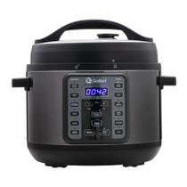 Panela de Pressão Elétrica Digital Gallant GPP04 Clique E Pronto Titanium Inox 4L 1000w 220v