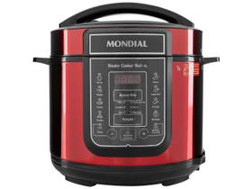Panela de Pressão Elétrica Digital Mondial - 5L 900W Master Cooker Red PE-39