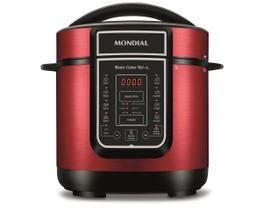Panela de Pressão Elétrica Digital Mondial Master Cooker Red 3L