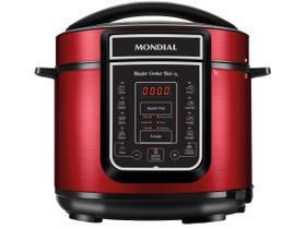 Panela de Pressão Elétrica Digital Mondial - Master Cooker Red PE-39 900W 5L Timer