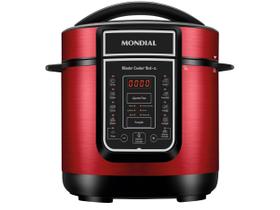 Panela de Pressão Elétrica Digital Mondial - Master Cooker Red PE-41 700W 3L Timer