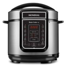 Panela de Pressão Elétrica Digital PE-38 5L 900W Mondial Panela de Pressão Elétrica Digital PE-38 5L 900W Mondial