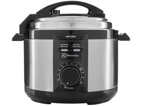 Panela De Pressão Elétrica Electrolux 3L Efficient Por Rita Lobo PCE15 Preta Com Inox 220V Panela De Pressão Elétrica Electrolux 3L Efficient Por Rita Lobo PCE15 Preta Com Inox 220V