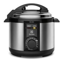 Panela de Pressão Elétrica Electrolux 5 Litros em Inox Antiaderente, com timer e Função manter aquecido PCE20 220V