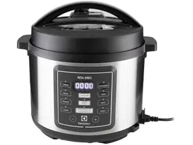 Panela de Pressão Elétrica Electrolux 5L Inox 1000W Experience Rita Lobo PCC15 Panela de Pressão Elétrica Electrolux 5L Inox 1000W Experience Rita Lobo PCC15