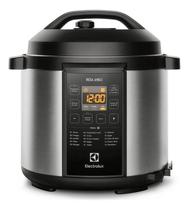 Panela de Pressão Elétrica Electrolux Digital 6L com 10 travas segurança 15 receitas pré-programadas 3 níveis pressão PCC20 inox por Rita Lobo