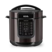 Panela De Pressão Elétrica Eos Multicooker Digital 6L Titanium Premium EPP60DT 110V