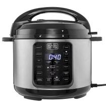 Panela de Pressão Elétrica Gourmand Gris 220 V Black+Decker Panela de Pressão Elétrica Gourmand Gris 220 V Black+Decker