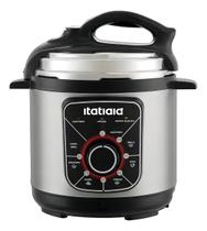 Panela De Pressão Elétrica Itatiaia Essencial 3l 700w Inox Preto Panela De Pressão Elétrica Itatiaia Essencial 3l 700w Inox Preto