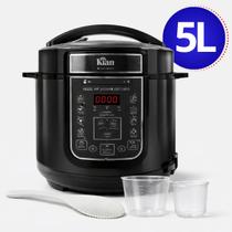 Panela de Pressão Elétrica Kian 5L Digital Programável com Timer e Sistema de Segurança Cozimento Rápido Panela de Pressão Elétrica Kian 5L Digital Programável com Timer e Sistema de Segurança Cozimento Rápido