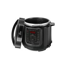 Panela de Pressão Elétrica Kian PPE-101 5L Preta 900W com Timer, Controle de Temperatura e Travas de Segurança 220V Panela de Pressão Elétrica Kian PPE-101 5L Preta 900W com Timer, Controle de Temperatura e Travas de Segurança 220V