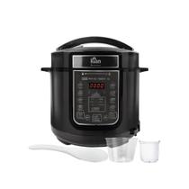 Panela de Pressão Elétrica Kian PPE-102 6L 1000W Display Digital 14 Programas Preta 110V