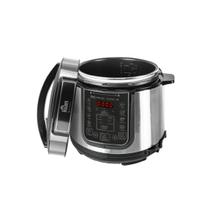 Panela de Pressão Elétrica Kian PPE-102 6L Inox 1000W com Timer, Controle de Temperatura e Travas de Segurança 127V Panela de Pressão Elétrica Kian PPE-102 6L Inox 1000W com Timer, Controle de Temperatura e Travas de Segurança 127V