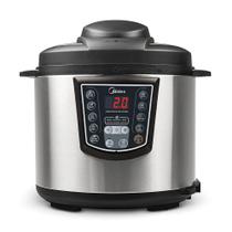 Panela de Pressão Elétrica Midea 6L Digital Inox 220V 10 Funções Timer Segurança Automática Panela de Pressão Elétrica Midea 6L Digital Inox 220V 10 Funções Timer Segurança Automática