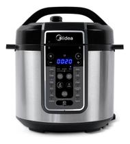 Panela De Pressão Elétrica Midea 6L Mastersteam Inox 127V