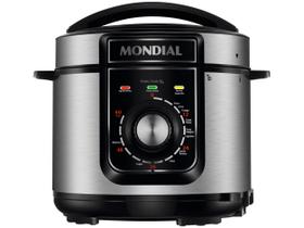 Panela de Pressão Elétrica Mondial 5L Pratic Cook PE-48-5L-I 900W Preto/Inox 220V Panela de Pressão Elétrica Mondial 5L Pratic Cook PE-48-5L-I 900W Preto/Inox 220V
