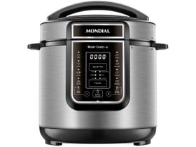 Panela de Pressão Elétrica Mondial 6L Digital Master Cooker PE-60-6L-I Preto/Inox 220V