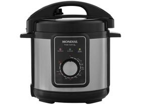 Panela de Pressão Elétrica Mondial, Pratic Cook 3L, 220V, Preto, 3L, 700W - PE-47-3L-I