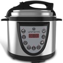 Panela De Pressão Elétrica Multi Digital Inox capacidade 4L silenciosa segura 127V Potência 800W