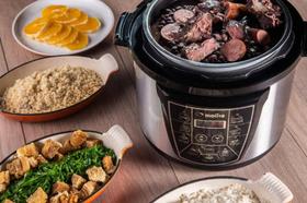 Panela de pressão elétrica multifuncional 4L - Mollie - 110V - Inox